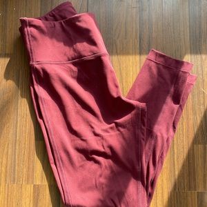 Maroon Mondetta workout leggings